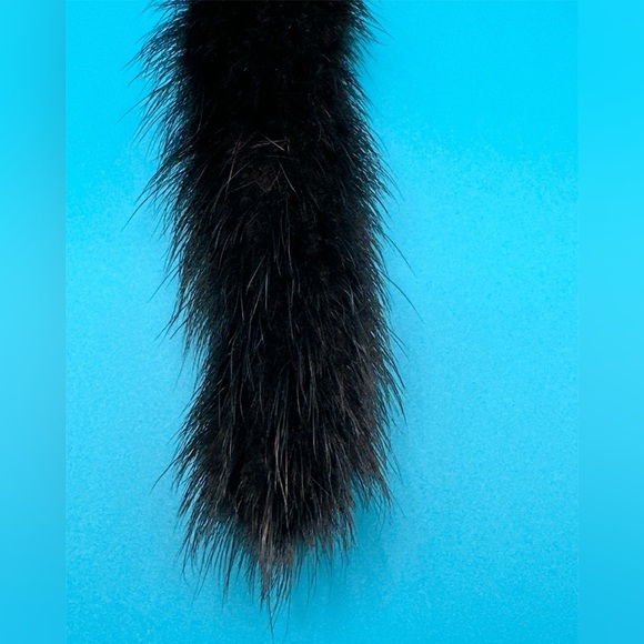 Unique vintage fur bag belt charm key chain brown fur (mink?) - Picture 15 of 16